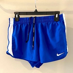 Nike Running Dri Fit Shorts Blue Medium